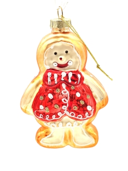 Tree ball gingerbread woman